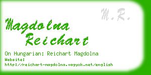 magdolna reichart business card